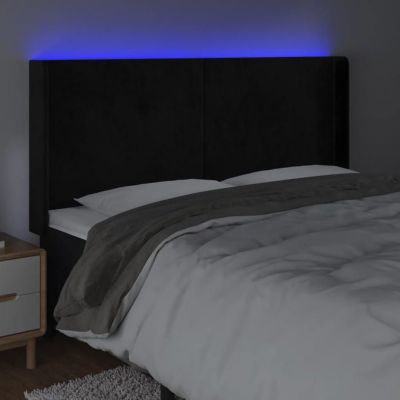 Tête De Lit Métal Noir 140 Cm VidaXL - Design Classique Avec Pieds, Pour Cadre De Lit 140 Cm, Acier Robust - 4