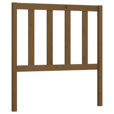 vidaXL Tête de lit Marron miel 106x4x100 cm Bois massif de pin 817728