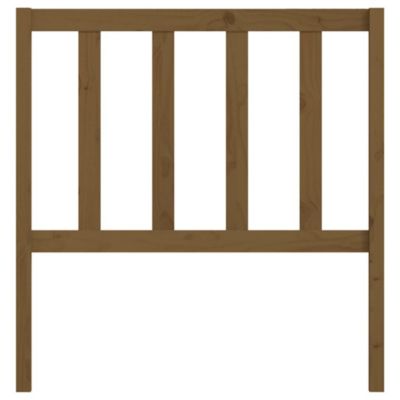 vidaXL Tête de lit Marron miel 106x4x100 cm Bois massif de pin 817728