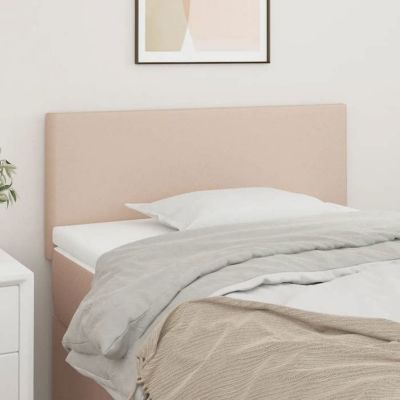 vidaXL Tête de Lit Meuble de Chambre à Coucher Accessoire de Lit Simple Tête de Cadre de Lit Intérieur Cappuccino 80x5x78/88 34573
