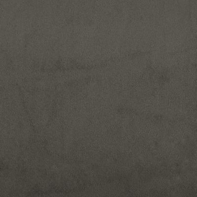 vidaXL Tête de Lit Meuble de Chambre à Coucher Accessoire de Lit Simple Tête de Cadre de Lit Intérieur Gris Foncé 90x5x78/88 34589