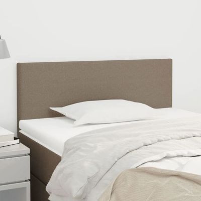 vidaXL Tête de Lit Meuble de Chambre à Coucher Accessoire de Lit Simple Tête de Cadre de Lit Maison Intérieur Taupe 345728