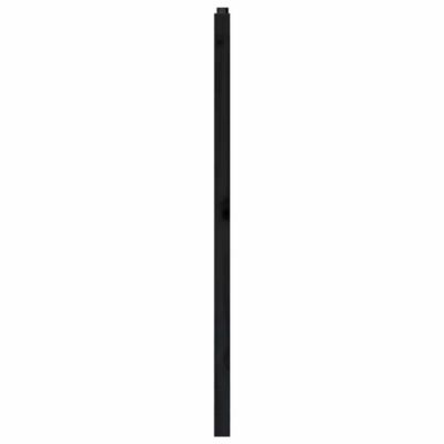 vidaXL Tête de lit Noir 126x4x100 cm Bois massif de pin 817834