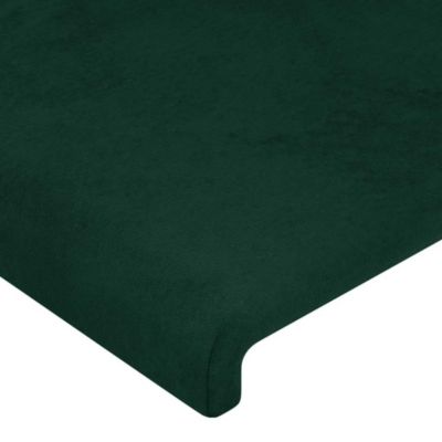 vidaXL Têtes de lit 4 pcs Vert foncé 90x5x78-88 cm Velours3116115