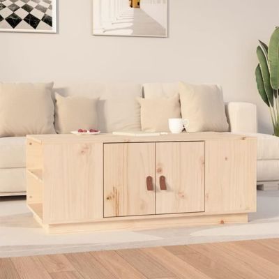 vidaXL Table basse 100x50x41 cm Bois massif de pin 818255