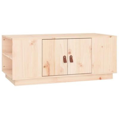 vidaXL Table basse 100x50x41 cm Bois massif de pin 818255