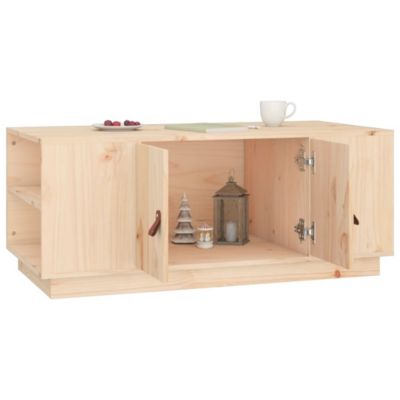 vidaXL Table basse 100x50x41 cm Bois massif de pin 818255