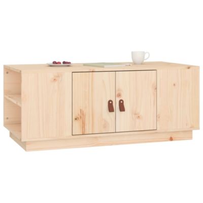 vidaXL Table basse 100x50x41 cm Bois massif de pin 818255
