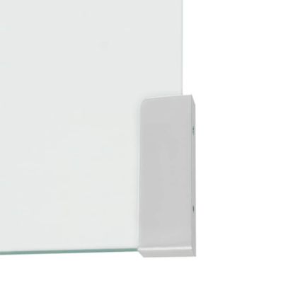 vidaXL Table basse 98x45x30 cm Verre trempé Transparent