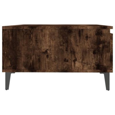 vidaXL Table basse chêne fumé 90x60x35 cm bois d'ingénierie 813173