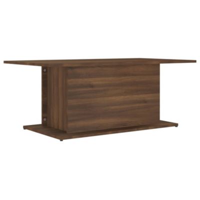 vidaXL Table basse Chêne marron 102x55,5x40 cm Aggloméré