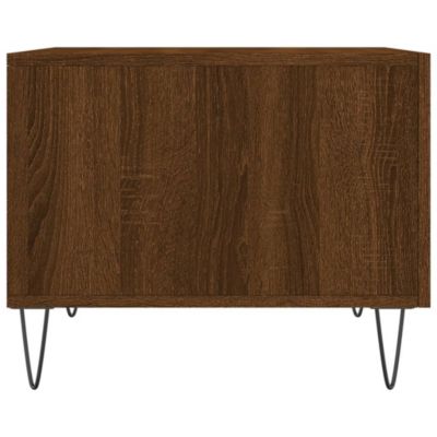 vidaXL Table basse Chêne marron 50x50x40 cm Bois d'ingénierie 829394