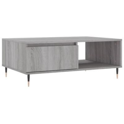 vidaXL Table basse sonoma gris 90x60x35 cm bois d'ingénierie 827058