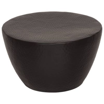 vidaXL Table Basse, Table d'Appoint, Bout de Canapé, Meuble de Salon Salle de Séjour Intérieur, Moderne, Martelée en 359611