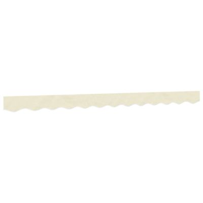 VIDAXL - Tissu de remplacement cantonniere auvent - 3 m - polyester enduit polyurethane - rayure creme
