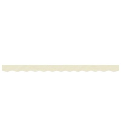 VIDAXL - Tissu de remplacement cantonniere auvent - 3 m - polyester enduit polyurethane - rayure creme