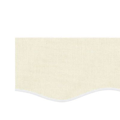 VIDAXL - Tissu de remplacement cantonniere auvent - 3 m - polyester enduit polyurethane - rayure creme