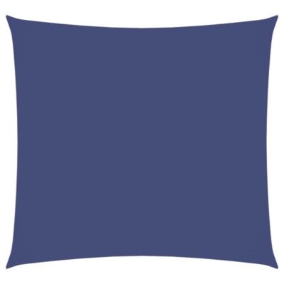 vidaXL Voile de parasol Tissu Oxford carré 2,5x2,5 m Bleu