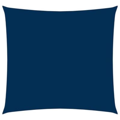 vidaXL Voile de parasol Tissu Oxford carré 3,6x3,6 m Bleu