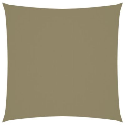 vidaXL Voile de parasol Tissu Oxford carré 4,5x4,5 m Beige