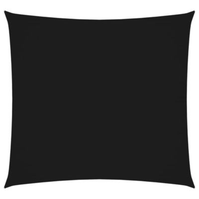 vidaXL Voile de parasol Tissu Oxford carré 4x4 m Noir