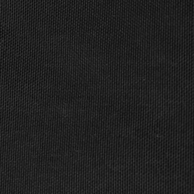 vidaXL Voile de parasol Tissu Oxford carré 5x5 m Noir