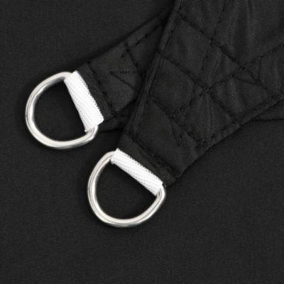 vidaXL Voile de parasol Tissu Oxford carré 5x5 m Noir