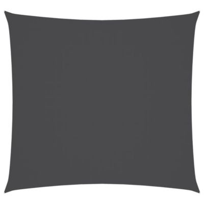 vidaXL Voile de parasol Tissu Oxford carré 7x7 m Anthracite
