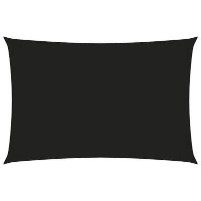 vidaXL Voile de parasol Tissu Oxford rectangulaire 2,5x4,5 m Noir