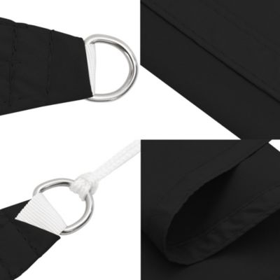 vidaXL Voile de parasol Tissu Oxford rectangulaire 2,5x4,5 m Noir