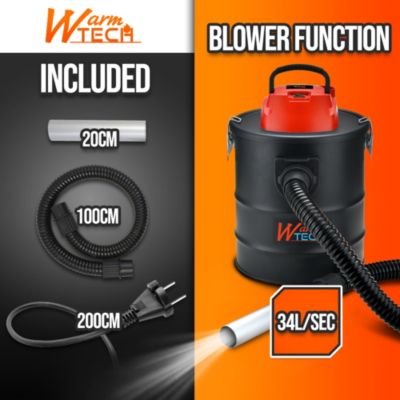 Vide cendres 1200W 20L avec soufflerie - Warm Tech