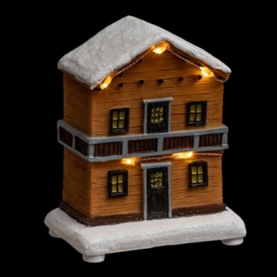Village de Noël petit chalet L. 30,5 cm