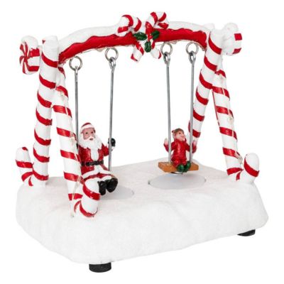 Village lumineux balançoire 11 LED H.16cm  - Atmosphera