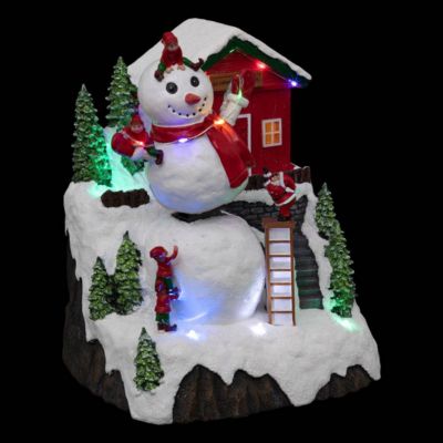 LEADZM Bonhomme de Neige LED Pop-Up 180 cm, 200 LumièRes LED, Figurine de NoëL, DéCoration de NoëL éClairéE pour IntéRieur Et ExtéRieur, éTanche, avec Piquets de Montage