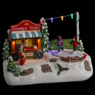Village lumineux stand chocolat 4 led - feeric lights & christmas