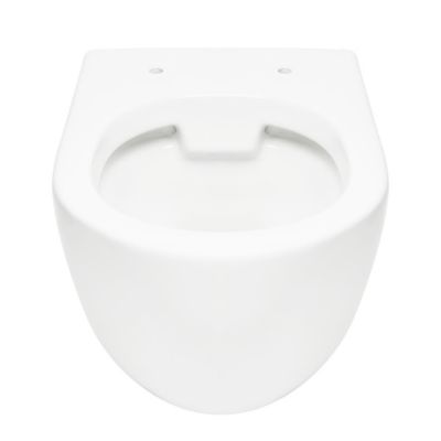Villeroy & Boch Pack WC Bâti-support Villeroy & Boch ViConnect + WC sans bride SAT + Abattant SoftClose + Plaque Blanche