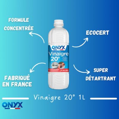 Vinaigre 20° Onyx formule concentrée 1L