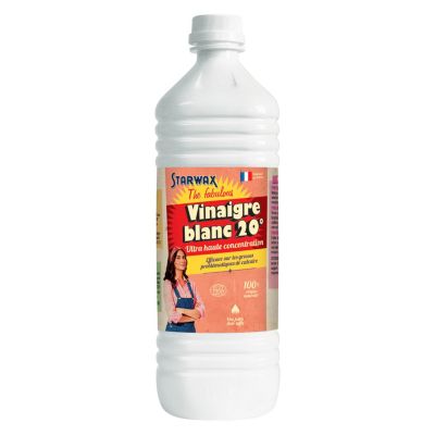 Vinaigre blanc 20° ultra haute concentration Starwax The fabulous 1L Castorama