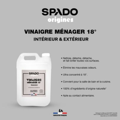 Vinaigre blanc ultra concentré 18° Spado Origines