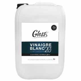 Vinaigre blanc ultra concentré à 20° Gloss 10L
