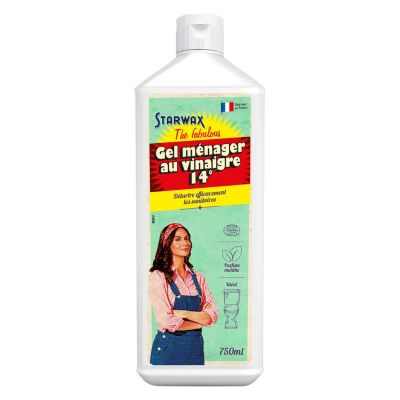 Vinaigre gel ménager a 14° Starwax The fabulous 750ml