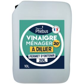 Vinaigre ménager à diluer 20° Phebus 10L