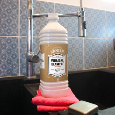 Vinaigre ménager blanc 9.5° multi-usage Tradition d’Antan 1 L