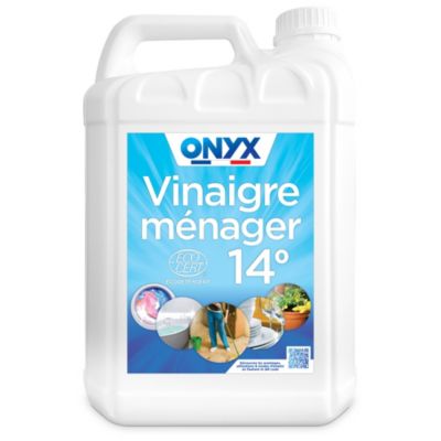 Vinaigre ménager concentration 14° Onyx bricolage 5L