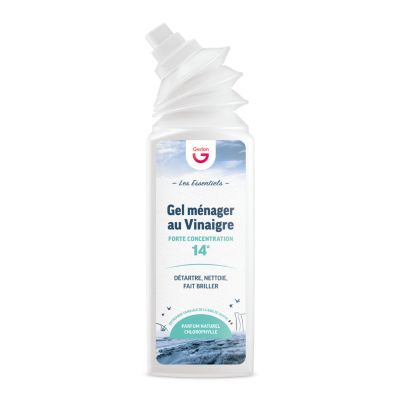 Vinaigre ménager en gel 14° parfum chlorophylle 750 ml Gerlon
