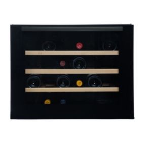 Vinobox Design 24 bouteilles. Cave à vin noir électrique