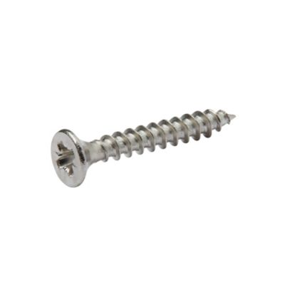 Vis à bois en acier inoxydable A2 pozidriv 3.5x25 mm - 20 pièces