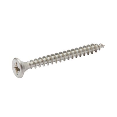 Vis à bois en acier inoxydable A2 pozidriv 4.5x45 mm - 20 pièces