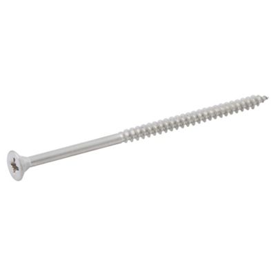 Vis à bois en acier inoxydable A2 pozidriv 6x120 mm - 20 pièces
