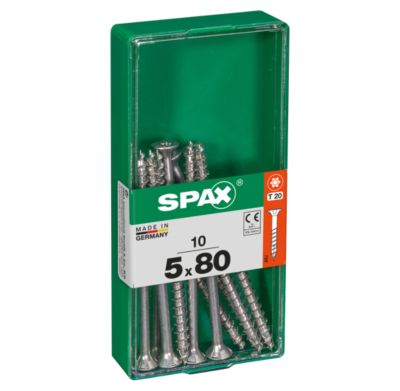 VIS A BOIS SPAX TF TORX T20 4x50mm F.P WIROX (boite 40 pcs